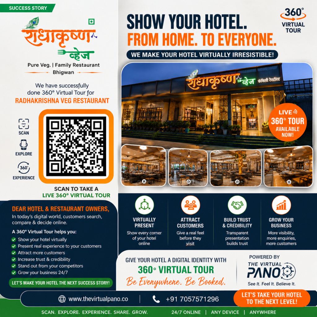 Restaurant 3D Tour Services in bhigwan