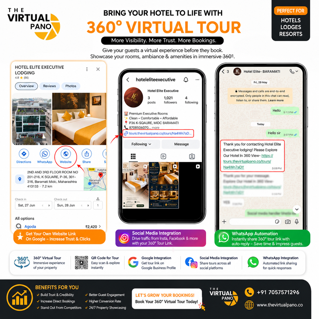 Hotel, Lodge & Restaurant 3D & 360° Virtual Tour
